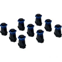 Geberit Zubehör - Set Füße für Duschwanne 9 Stk., h: 9-21 cm, für Duschwanne bis 1400 mm 554.953.00.1