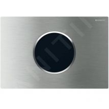 Sigma10 - Commande électronique de chasse d'eau, alimentation secteur, inox brossé / poli 115.906.SN.6 - Geberit