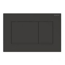 Sigma30 Plaque de déclenchement double touche, Noir mat (115.883.16.1) - Geberit