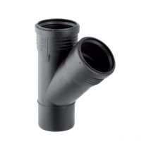 Geberit - Silent pp Abzweig 390332141 dn 70/50, 45Grad, schalloptimiert