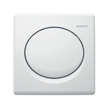 Commande urinoir Basic 115820115 blanc , pneumatique, plastique - Geberit