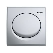 Commande urinoir Basic chromé brillant satin 115820465, pneumatique, plastique - Geberit