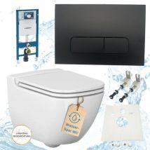 Geberit Vorwandelement Sigma Ference WC Drückerplatte schwarz matt Komplettset