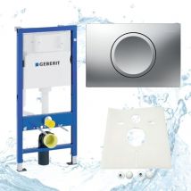 Geberit Vorwandelement Delta chrom Komplettset Delta 11