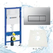 Geberit Vorwandelement Delta chrom Komplettset Delta 51