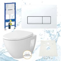 Geberit Vorwandelement Vento Wc Spülrandlos Komplettset Delta 50