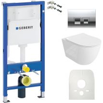 Geberit Wc Set Mit Vorwandelement, Wand-wc Und Spülknopf