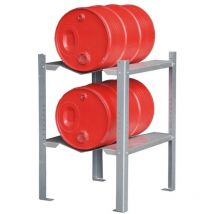 Gebinderegal mit 2 Fassauflagen