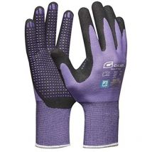 Multi Flex Lady Guanti da lavoro con rivestimento in nitrile e gommini Guanti in nitrile dermatologicamente testati Guanti da giardinaggio con grip