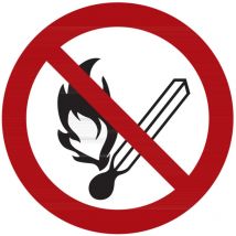 Hoffmann - Verbotszeichen Feuer, offenes Licht und Rauchen verboten, Typ: 04400