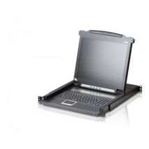Gebraucht] Aten Slideaway console 17' lcd swiss-german keyboard vga kvm Switch