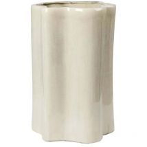 B-Ware Broste Copenhagen Sonja übertopf Pflanzgefäß Blumentopf Keramik H 55 Cm Grau