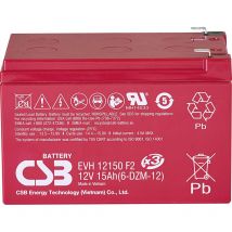 B-Ware Csb Bleiakku Evh12150 X3 Batterie 12 V 15 Ah Zyklenfest Agm Akku Industrial Akku
