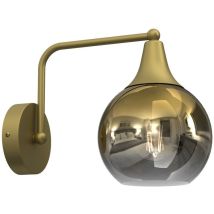 B-Ware Eko Light Wandleuchte Monte Aus Glas Gold Wandlampe Lampe Leuchte Spot Licht