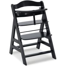 [gebraucht] B-ware Hauck Hochstuhl Alpha Plus Black Kinderstuhl Baby Stuhl Kinderhochstuhl Buche