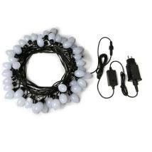 B-Ware :Lite Bulb Moments Lichterkette Lichtergirlande Schwarz Kunststoff 50x Oval 10m