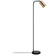 [gebraucht] B-ware Opviq Stehleuchte Stehlampe Lampe Emek 4081 Schwarz Schirm Gold Antik Metall