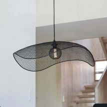 B-Ware Pr Home Hängeleuchte Pendelleuchte Vivi ø 79 Cm Schwarz Metall 1 X 40 W E27