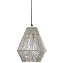 B-Ware Pr Home Rio Pendelleuchte Hängelampe Lampe ø 28 Cm Beige Textilkabel