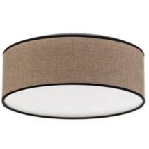 Britop - gebraucht] Deckenlampe Tubo Deckenleuchte Deckenlicht E27 Textilschirm Beige ø 38cm B-Ware