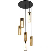 Eglo - gebraucht] Pendellampe Littleton sechsflammig Pendelleuchte Lampe Leuchte Spot Licht
