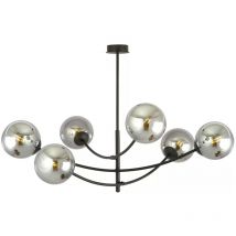 [GEBRAUCHT] Emibig Lighting Deckenlampe Hunter Deckenleuchte Lampe Schwarz/Grafit 6 Flammig B-Ware