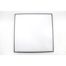 Fabas Luce - gebraucht] Led Deckenleuchte Desdy Deckenlampe Deckenlicht 30x30 Cm Ip54 Schwarz B-Ware