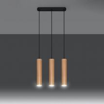 Gebraucht] Famlights Pendelleuchte Leto In Natur Hell Gu10 3 Flammig Wandlampe Lampe Spot B-Ware
