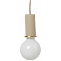 Ferm Living - gebraucht] Socket Pendelleuchte Hängeleuchte Deckenlampe Leuchte Low Beige B-Ware