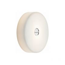 Flos - gebraucht] Button Wandleuchte Deckenlampe Wandleuchte Deckenlampe Polycarbonat Weiß B-Ware