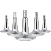 Gebraucht] Hjh Office Bodengleiter Standfüße Stuhlgleiter Chrom 11mm 65mm 5er Pack