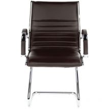 Gebraucht] Hjh Office parma v Konferenzstuhl Freischwinger Stuhl Leder braun Chrom