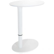 [GEBRAUCHT] Hjh Office Stehtisch Beistelltisch Stand Iii Tisch 65 X 50 Cm Oval Weiß B-Ware