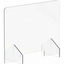 Hjh Office - gebraucht] Thekenaufsatz Cleanup Iii 90 x 65 Cm Acryl Trennwand Hygieneschutz