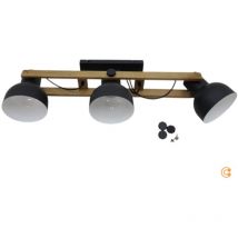 Just Light. - gebraucht] Deckenleuchte Cup 2.0 3-flammig schwarz Metall Deckenlampe Lampe