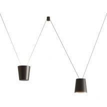 Gebraucht] Kundalini Led Designer Hängelampe Sling Einzellampe Schwarz Hängeleuchte Lampe B-Ware