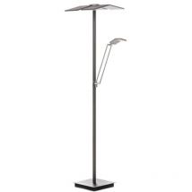 Gebraucht] Lucande Kamari Led Stehlampe Stehleuchte Deko Standleuchte Anthrazit m. Lese16 B-Ware