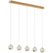 Lucande - gebraucht] Led Pendelleuchte Hayley Hängelampe Deckenlampe Lampe Led 5 Flammig G143 B-Ware