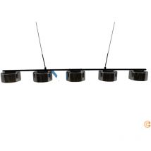 Gebraucht] Paul Neuhaus Led Hängelampe Rika Schwarz Glas Dimmbar Deckenlampe Lampe Leuc591 B-Ware