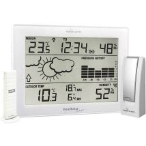 Techno Line Ma 10006 Mobile Funk Wetterstation Wetter Funk Digital Uhr Grün Grau B-Ware