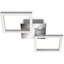 Telefunken - gebraucht] Led Sensor Deckenleuchte Frame Chrom/Alu Deckenlampe Lampe Leuchte B-Ware