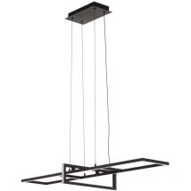 Gebraucht] Trio Lighting Led Hängeleuchte Lampe Leuchte 34 w Salinas 3.000 k Schwarz Matt B-Ware