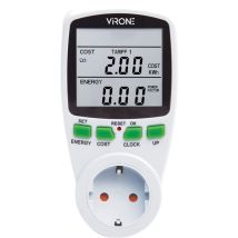 [gebraucht] Virone De Consumoconsumo Electrico Steckdosenmessgerät Mit Lcd Display Maximale Leistung 3680w Mit Dual Rate