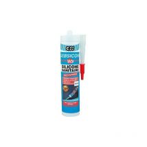Mastic silicone GEB sicone W3 cartouche 310 ml blanc