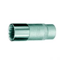 Socket 1/2 '' Modello Lungo, 12 Punti, Costa s / Appartamento: 10 Mm Lungo. 77 Millimetri