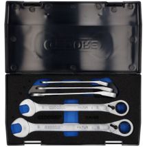 Gedore - Jeu de clés mixtes à cliquet 7 UR-005 5 pcs. ouverture de clés 8-19 mm commutabl 2327651