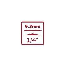 R33005014 Scatola inserti 1/4 PH+SL+TX+esag.+Raccordo portainserti 14 pezzi