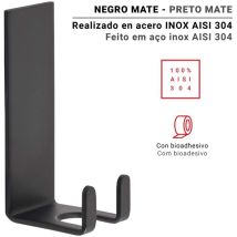 Sapho - gedy 56271400000 thor Percha Negro Mate - ref: 56271400000