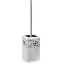 Brosse WC – Escobillero Blanco-Azul – Dimensions : 11,5 x 44,5 x 11,5 cm – Gedy