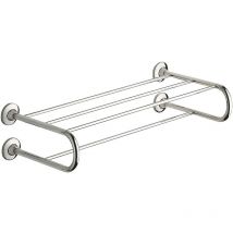 Tacoshop - gedy 24351300000 Estante Doble Para Toallas Cromo - ref: 24351300000
